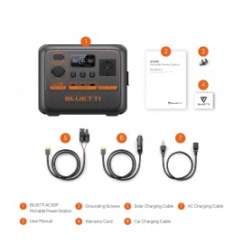 BLUETTI AC50P PREMIUM | Station Portátil | 700W