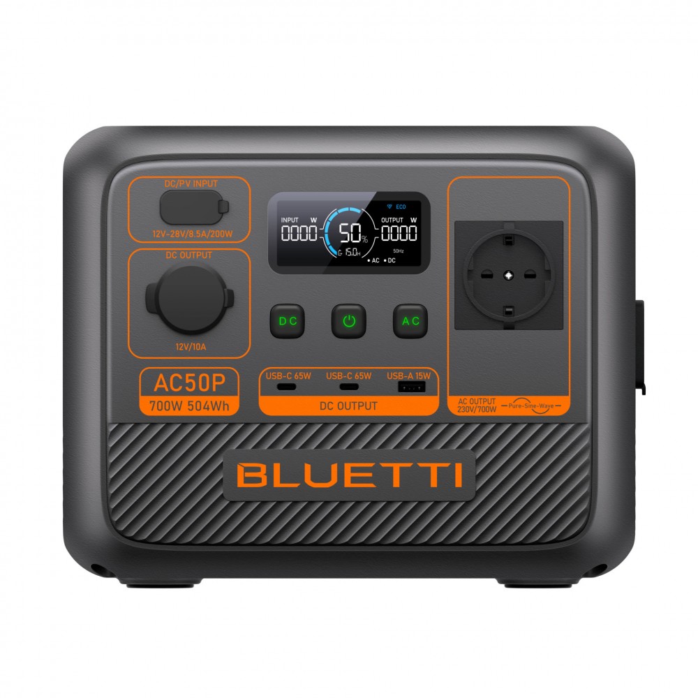 BLUETTI AC50P PREMIUM | Station Portátil | 700W