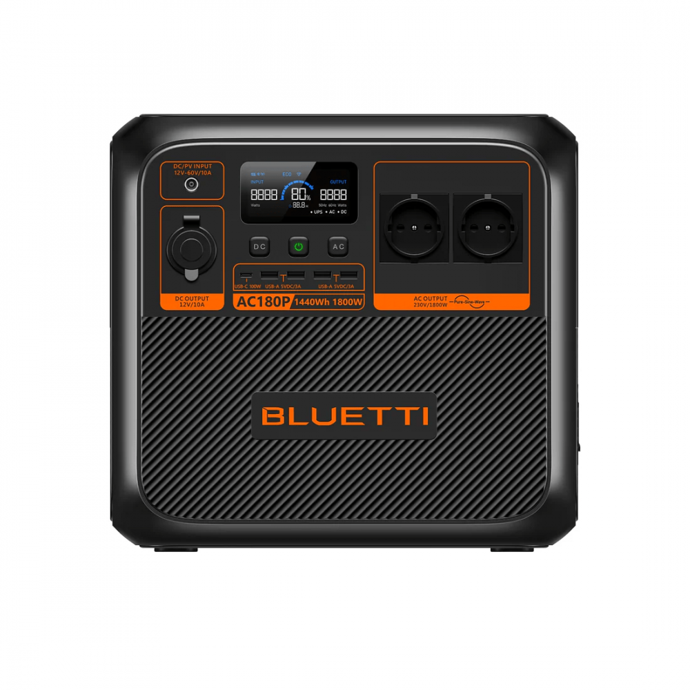 BLUETTI AC180P PREMIUM | Power Station Portátil | 1800W 