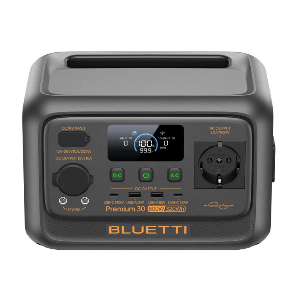 BLUETTI PREMIUM 30 V2 | Powerstation Portátil | 600W