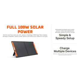 Jackery SolarSaga 100W | Painel Solar Portátil