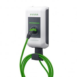 KEBA C-Series GREEN EDITION 22Kw (Cabo 6mts) RFID + Wi-fi + Smart PowerSharing + APP (Trifásica) 